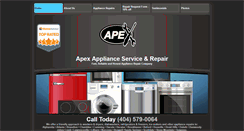 Desktop Screenshot of apexapplianceatlanta.com